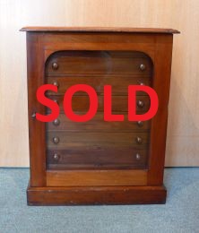 8-drawer cabinet in deal with glass door