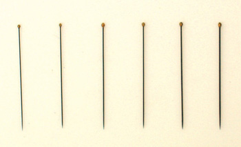 Continental black nylon head pins No.1