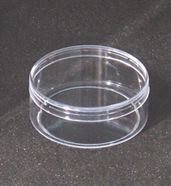 57mm diameter x 23mm clear pot - per 10 - 'seconds'