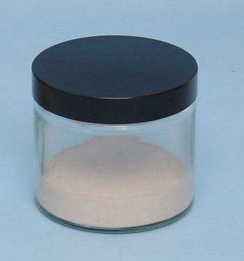 Plaster of Paris Medium glass jar